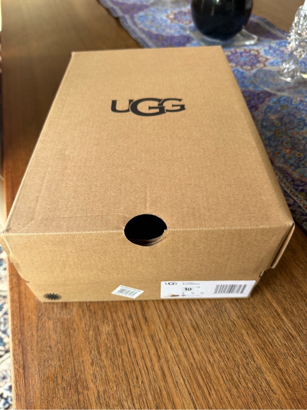 UGG Women's Scuffette II Slipper in Chestnut- Size 10 NEW IN BOX - Picture 6 of 6